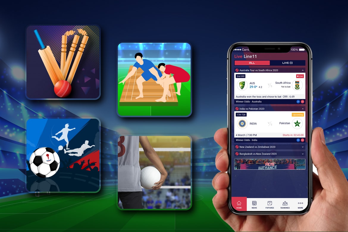fantasy sports app like dream11 for cricket, kabaddi, football, volleyball