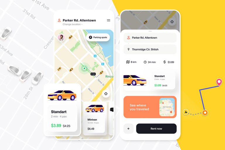 Taxi booking app