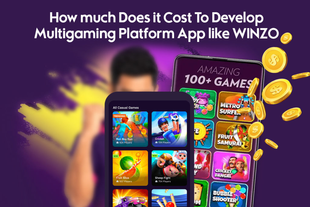 make game like winzo or mpl with multiple games in single app