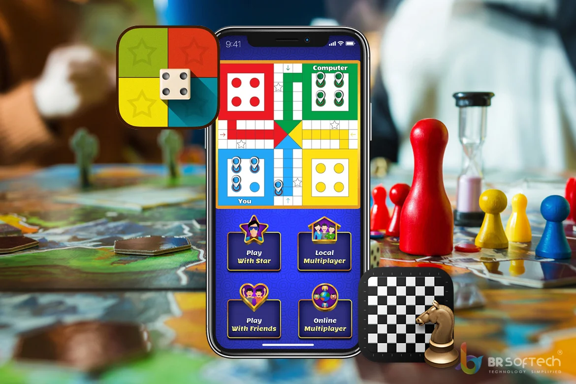 Gaming online mobile app page onboard screen Vector Image
