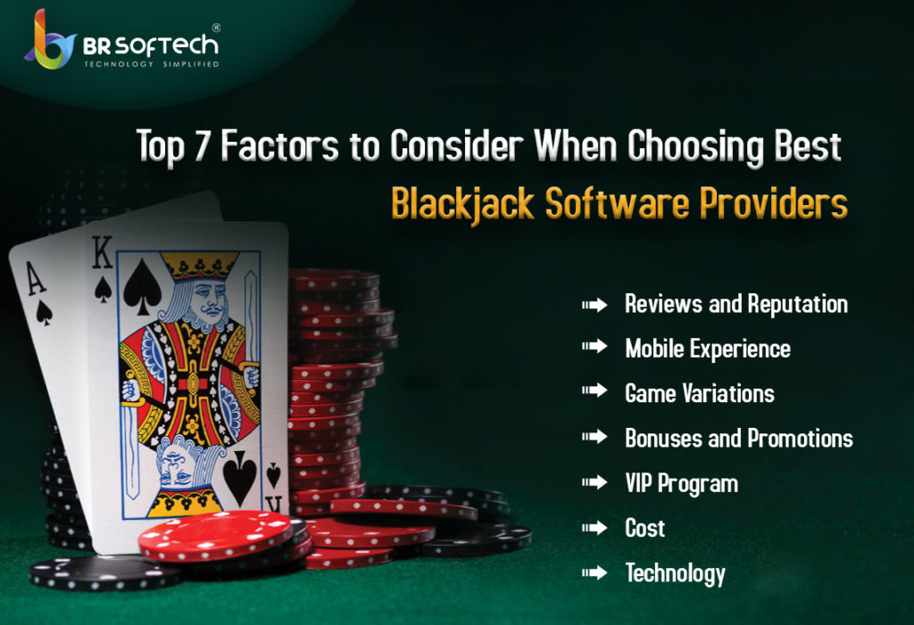 Proveedores de software confiables para Blackjack
