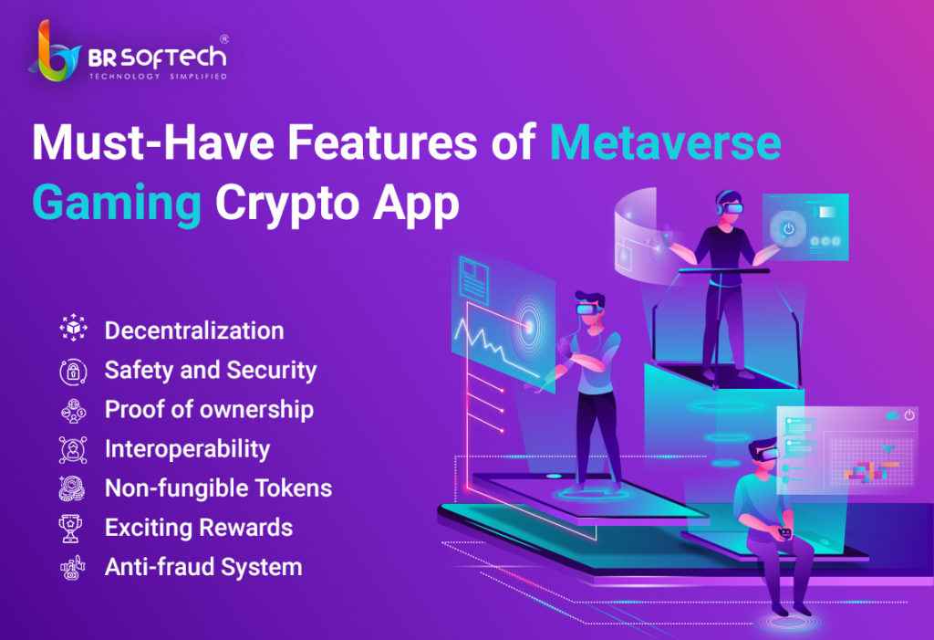 Features of Metaverse Gaming Crypto App 