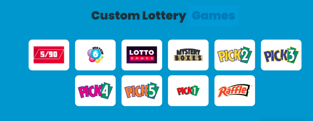 Custom lottery games