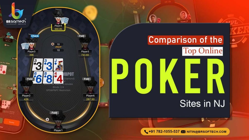 Comparison of the Top Online Poker Sites in NJ