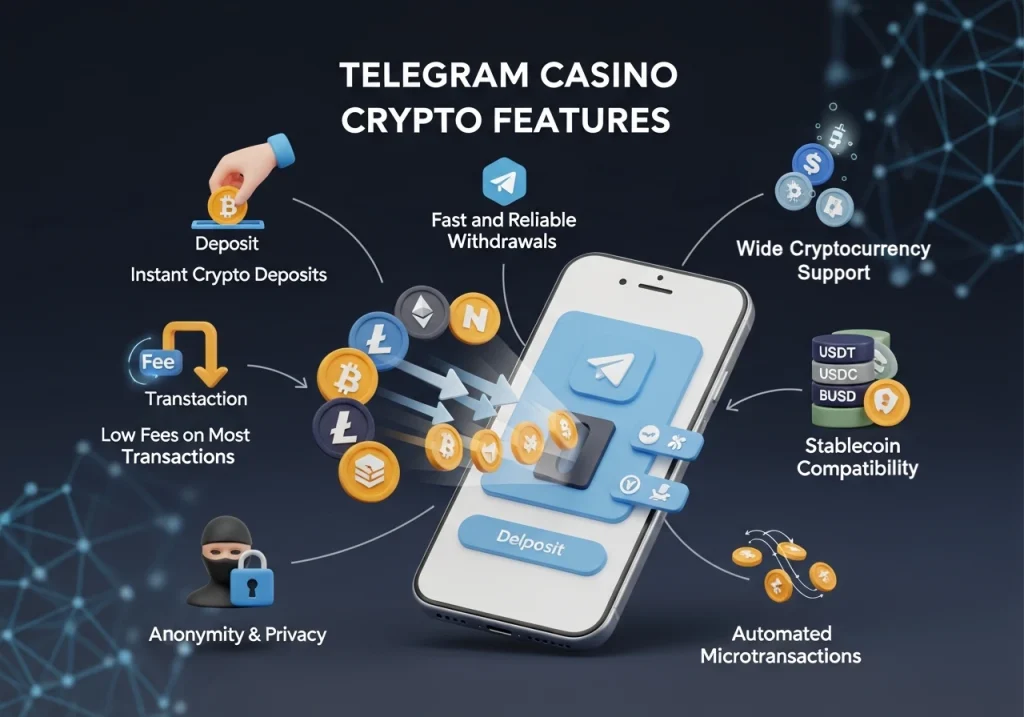Telegram Casino Crypto Features