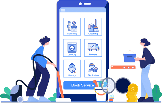 On-Demand Home Service Provider Apps Solution help in providing services at your place