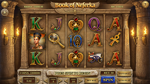 Book of Neferka Slot Game Development