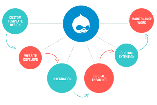 We offer the following services in Drupal We offer the following services in Drupal