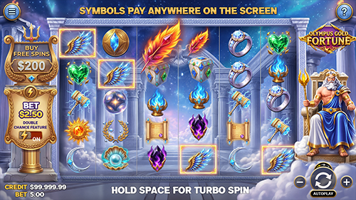 Olumpus Gold Fortune Slot Game Development